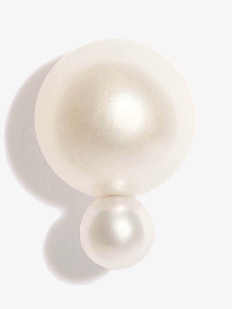14k Yellow Gold Babylon Deux Pearl Earring