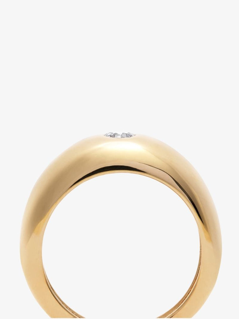 14k Yellow Gold Aura Small Diamond Ring