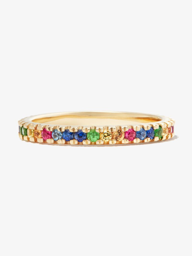 14k Yellow Gold Sapphire Ring