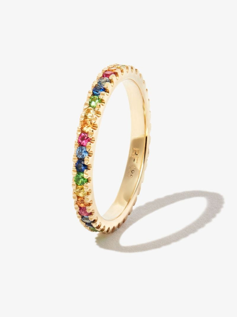 14k Yellow Gold Sapphire Ring