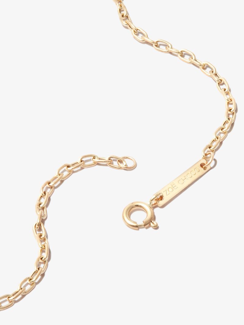14k Yellow Gold Graduated Link Chain Necklace