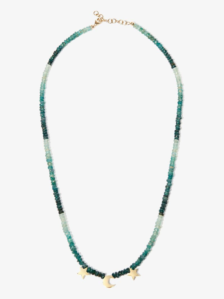9k Yellow Gold Starbound Grandidierite Necklace
