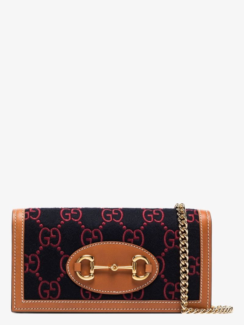Black Horsebit 1955 Chain Wallet