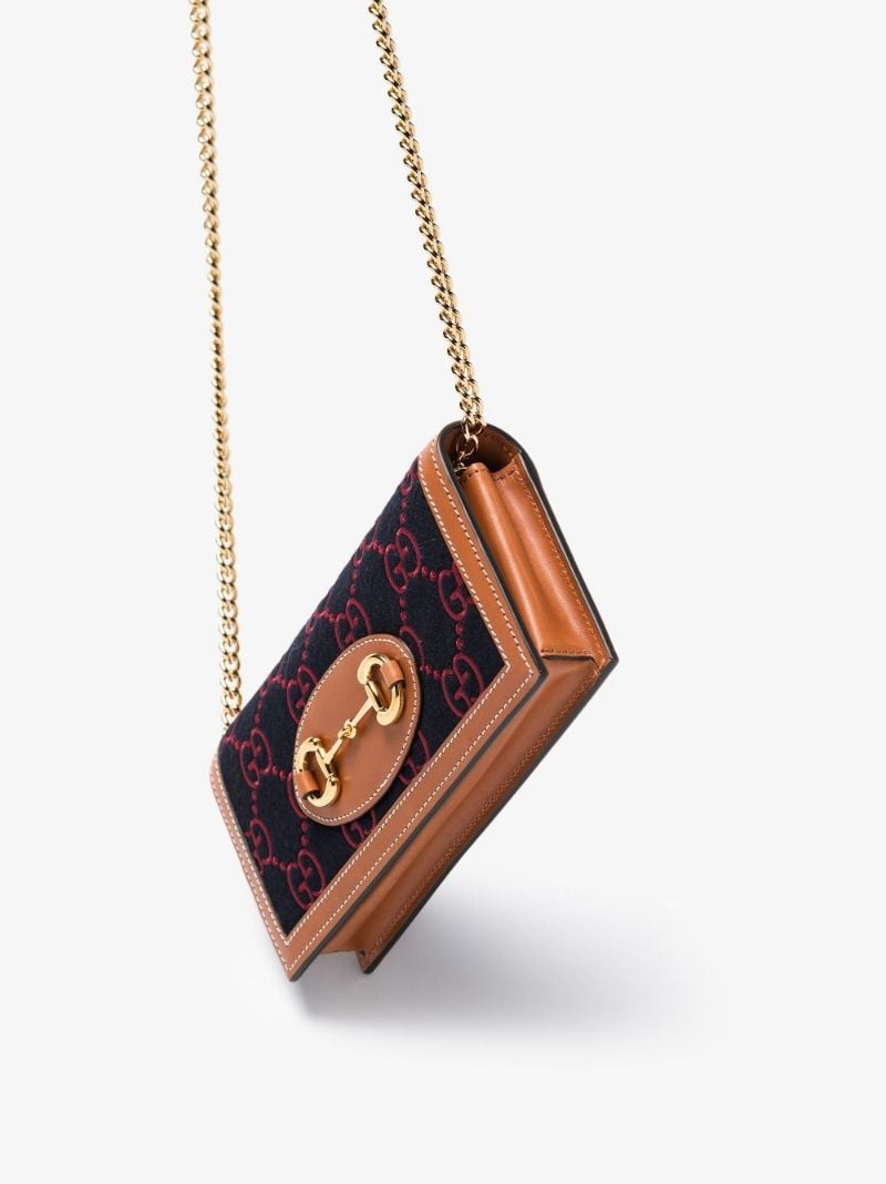 Black Horsebit 1955 Chain Wallet