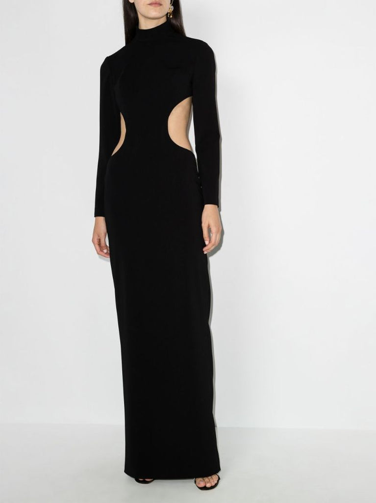 High Neck Backless Gown