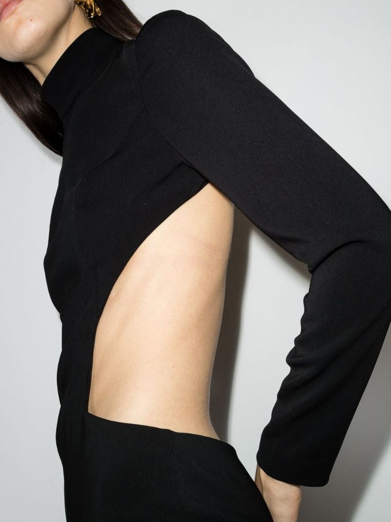 High Neck Backless Gown