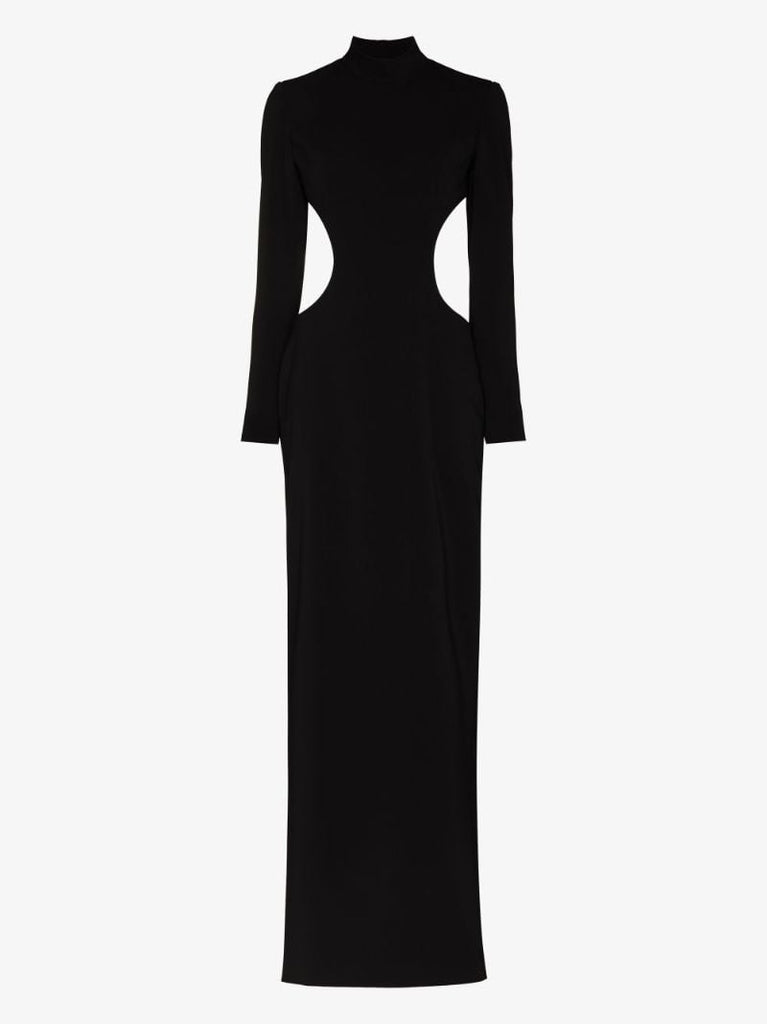High Neck Backless Gown