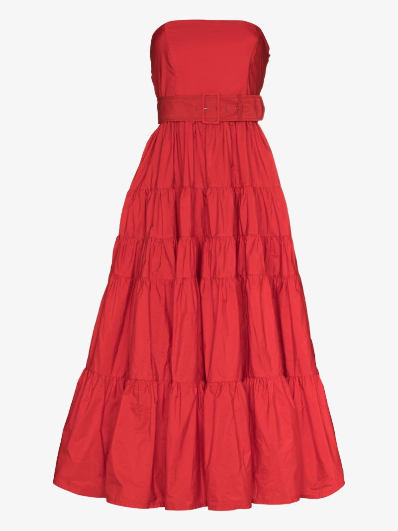 Tiago Strapless Midi Dress