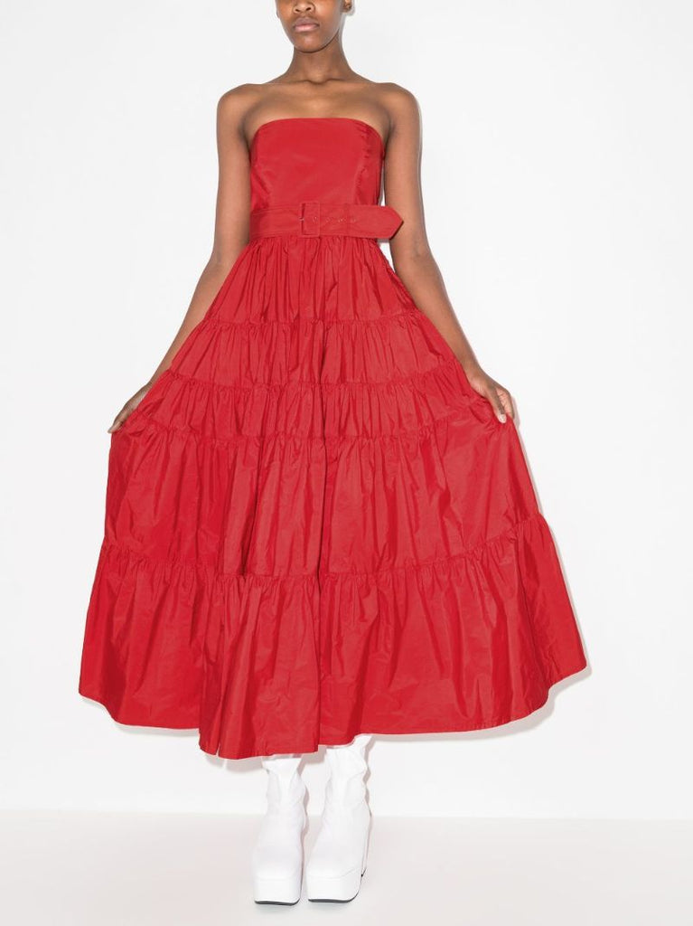 Tiago Strapless Midi Dress