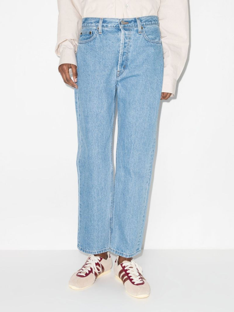 Cropped Wide Leg Jeans
