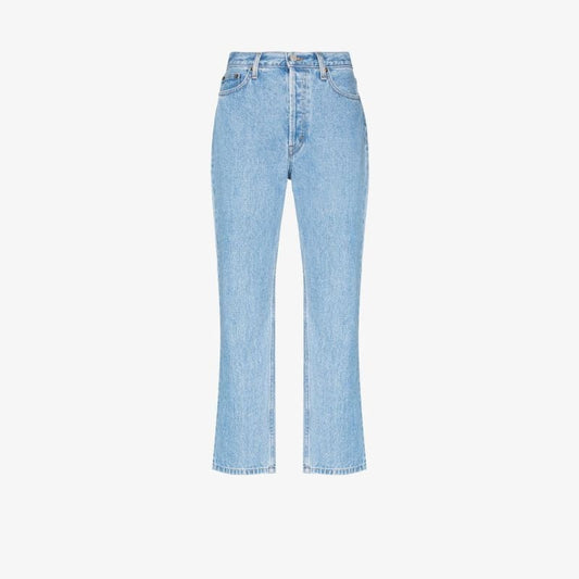 Cropped Wide Leg Jeans