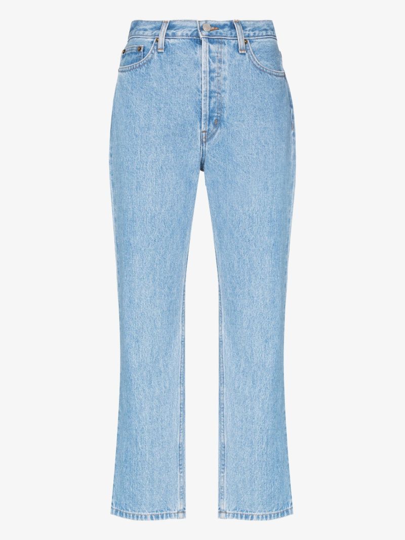 Cropped Wide Leg Jeans