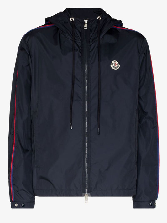 Hattab Logo Patch Hooded Rain Jacket