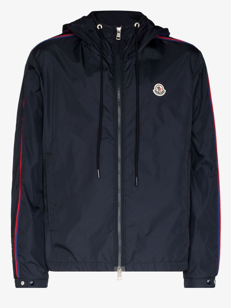 Hattab Logo Patch Hooded Rain Jacket