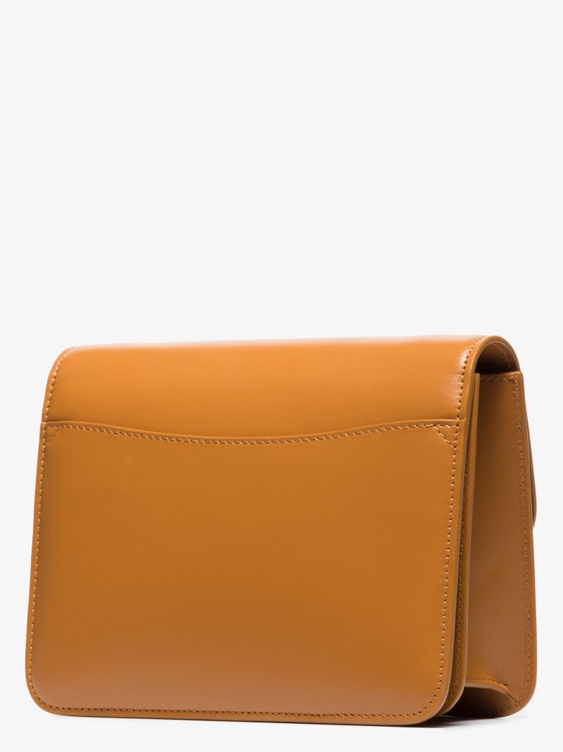 Brown Kattie Leather Shoulder Bag