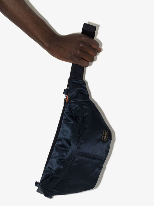 Blue Tanker Waist Cross Body Bag