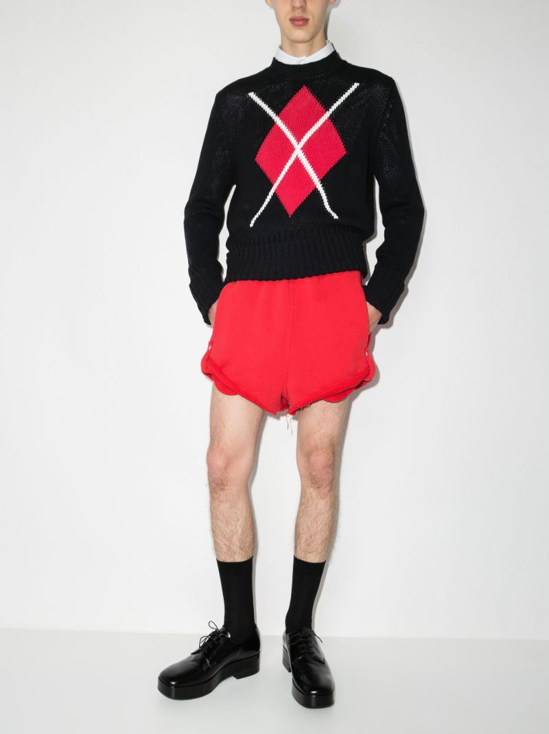 Dancer AppliquÃ_x0083_Â© Cotton Track Shorts