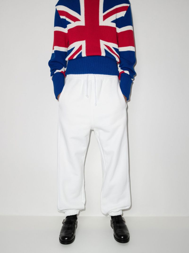 AppliquÃ_x0083_Â©d Cotton Track Pants