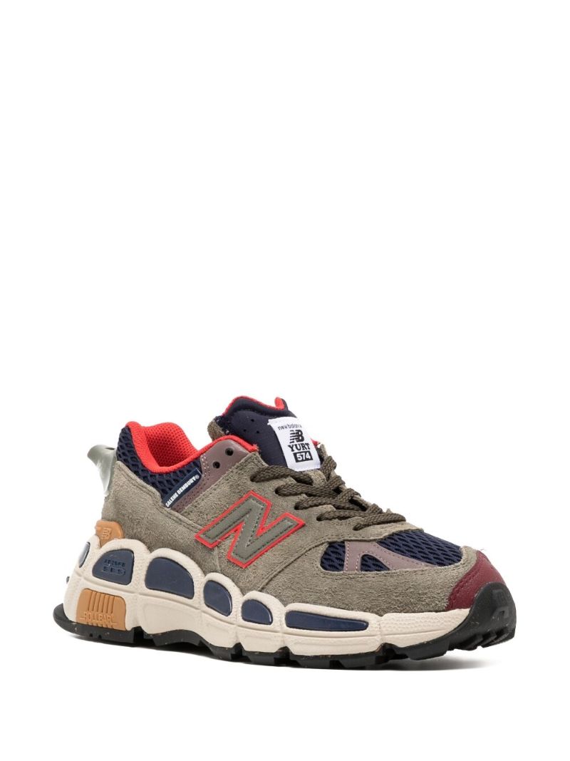 X Salehe Bembury Green 574 Yurt Sneakers