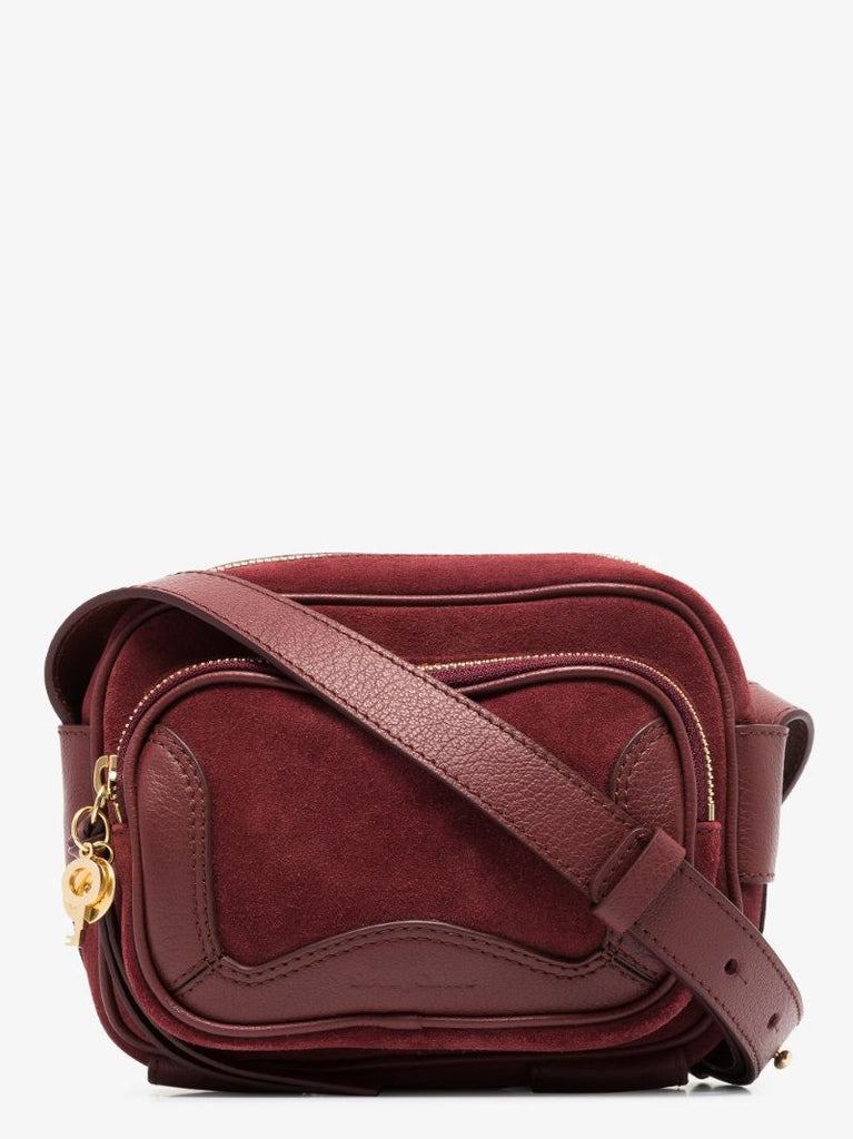 Red Hana Camera Cross Body Bag