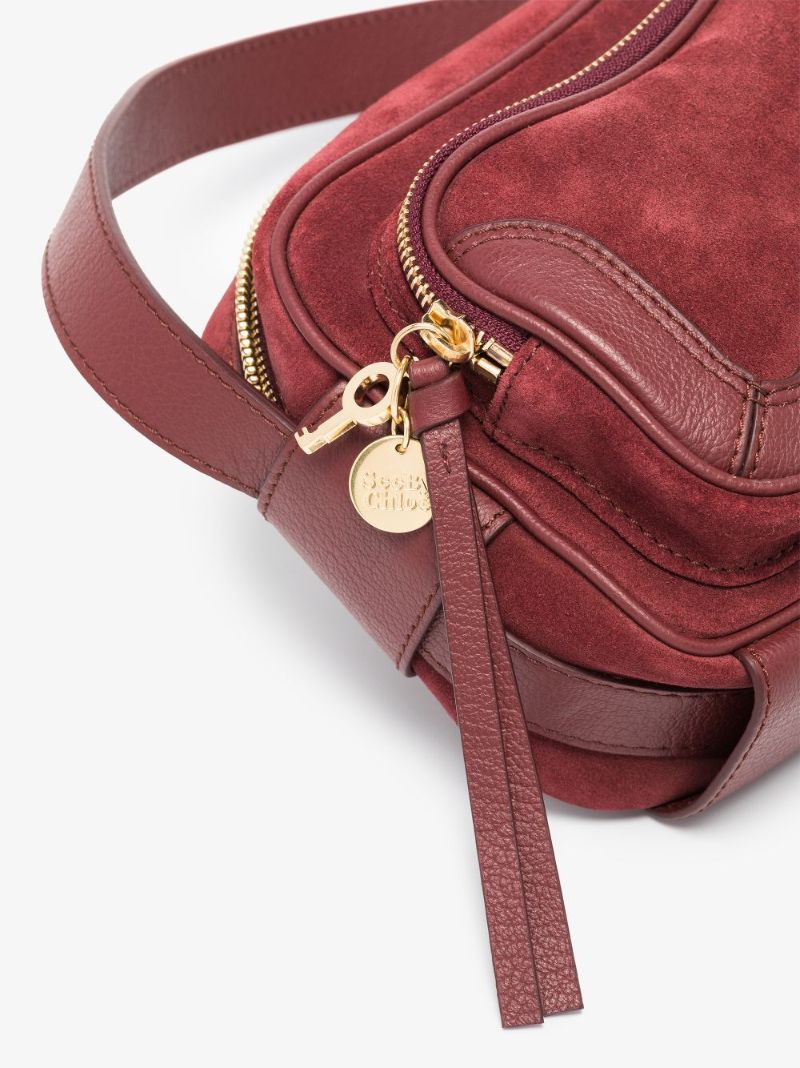 Red Hana Camera Cross Body Bag