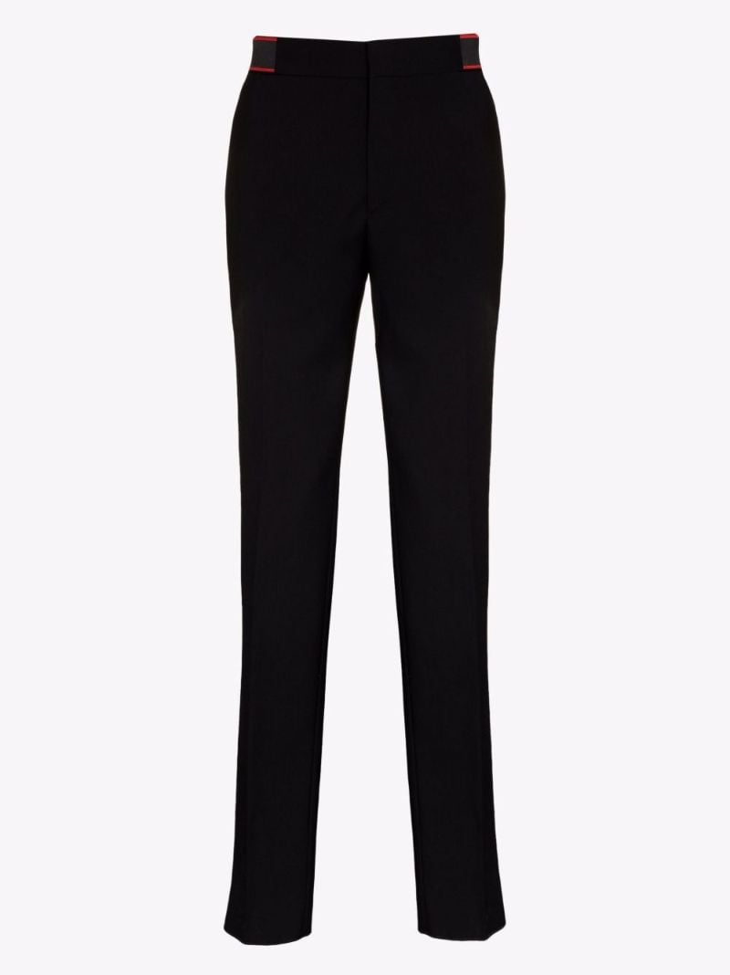 Logo Tailored Wool Trousers