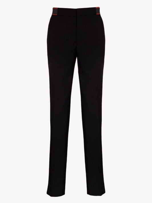 Logo Tailored Wool Trousers