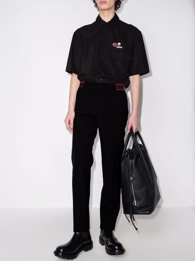 Logo Tailored Wool Trousers