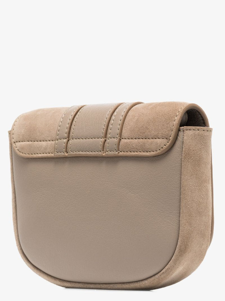Neutral Hana Mini Leather Cross Body Bag