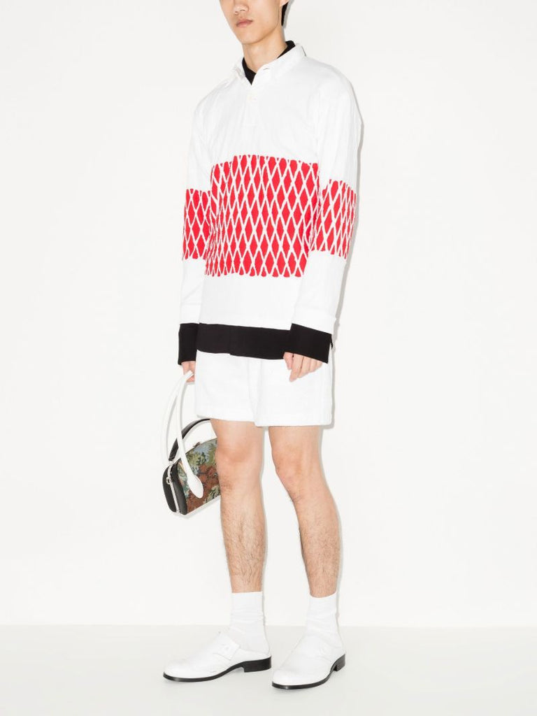 Quilted Cotton Polo Shirt