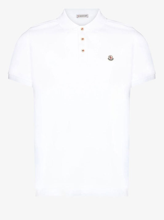 Logo Patch Polo Shirt