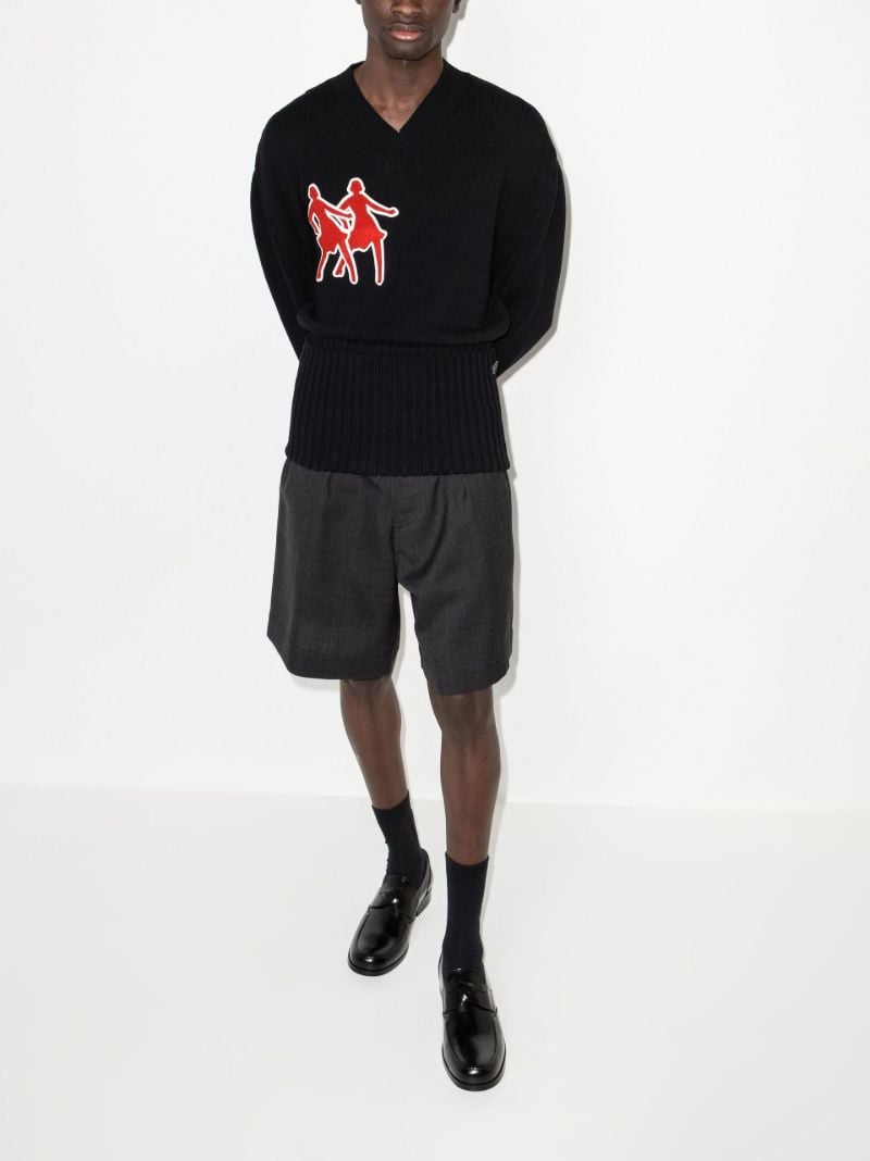 Dancer AppliquÃ_x0083_Â© Cotton Sweater