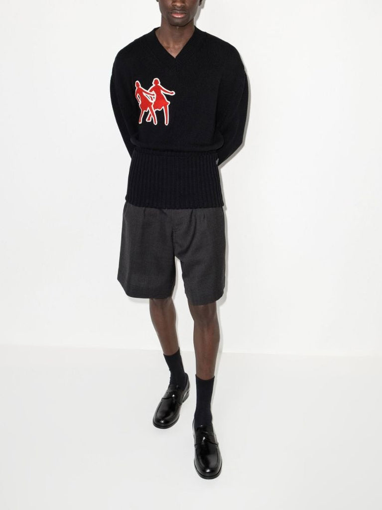 Dancer AppliquÃ_x0083_Â© Cotton Sweater