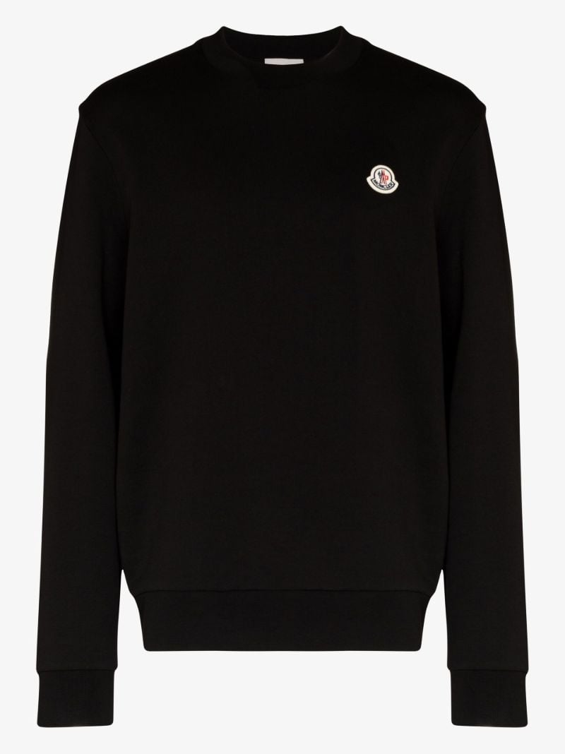 Logo Patch Cotton Sweatshirt