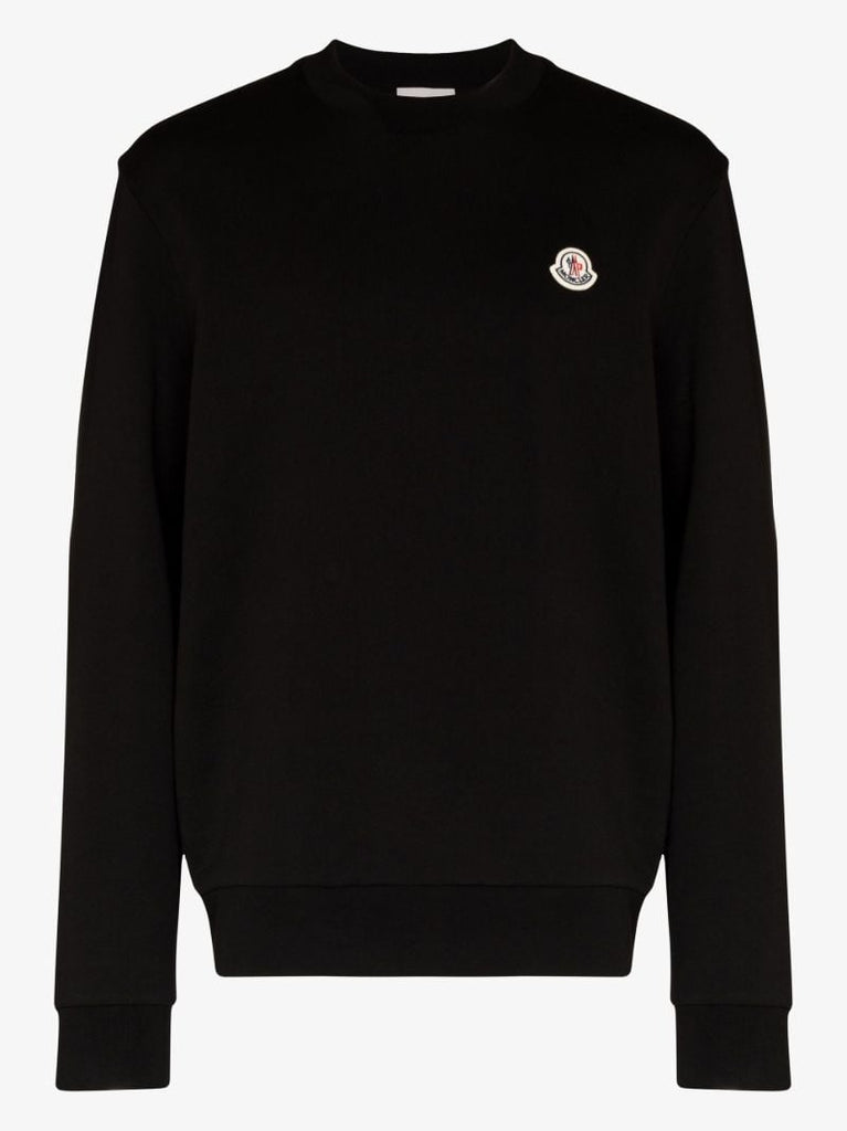 Logo Patch Cotton Sweatshirt