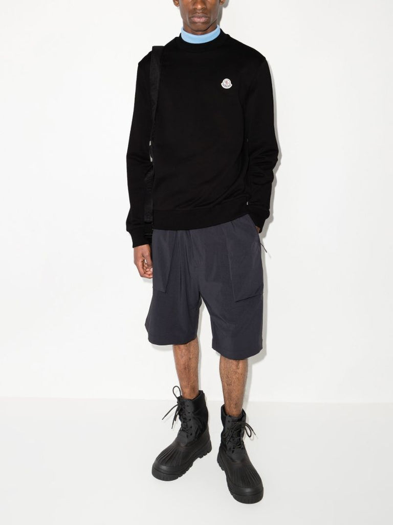 Logo Patch Cotton Sweatshirt