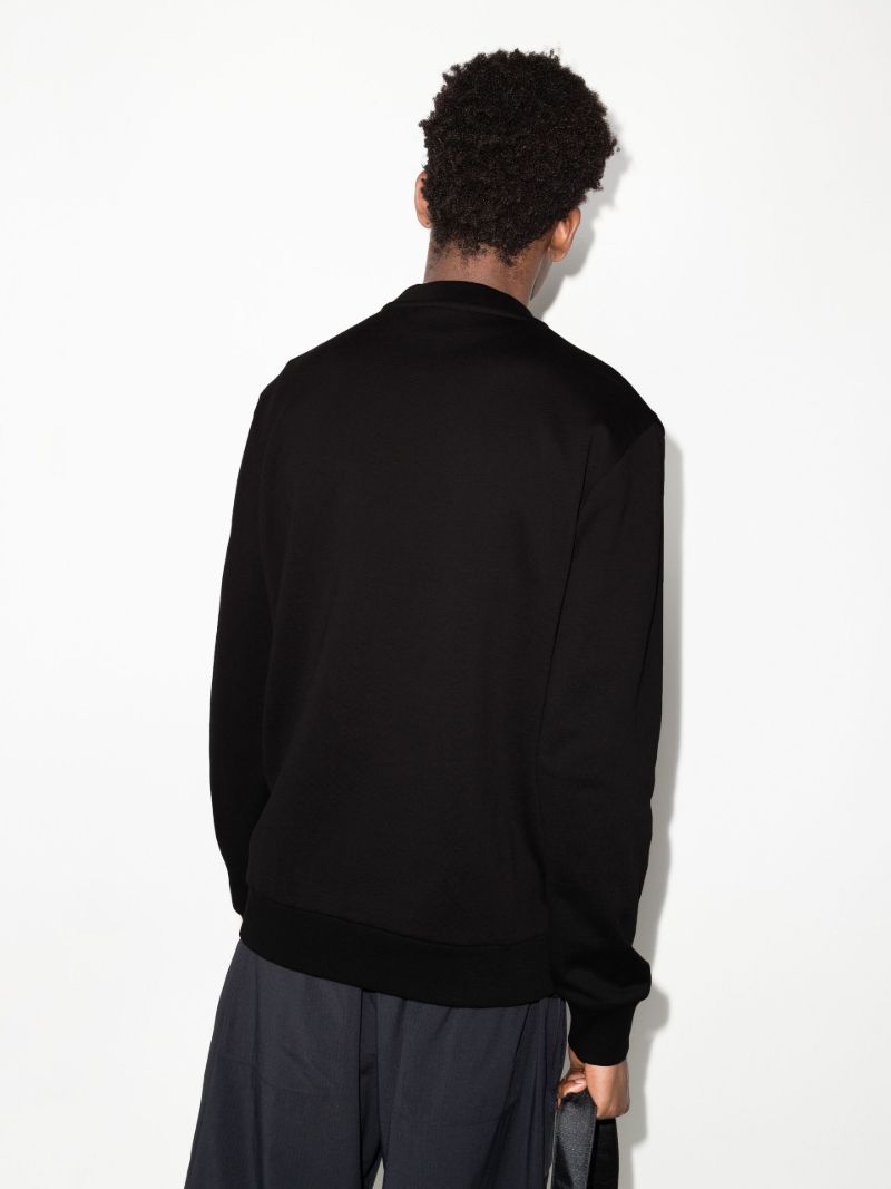 Logo Patch Cotton Sweatshirt