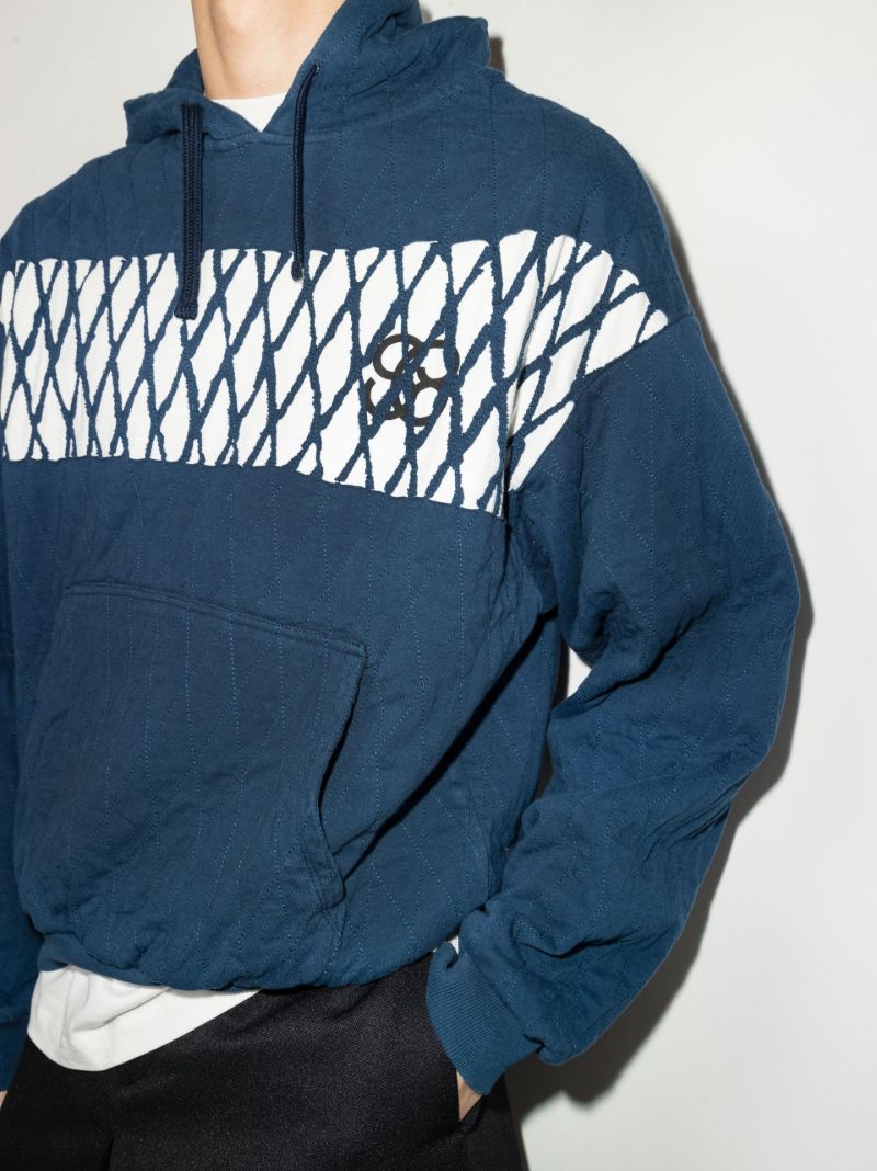 Quilted Cotton Hoodie