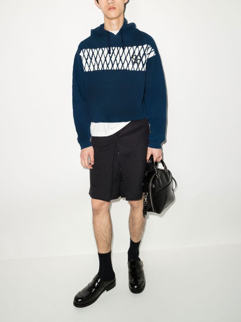 Quilted Cotton Hoodie