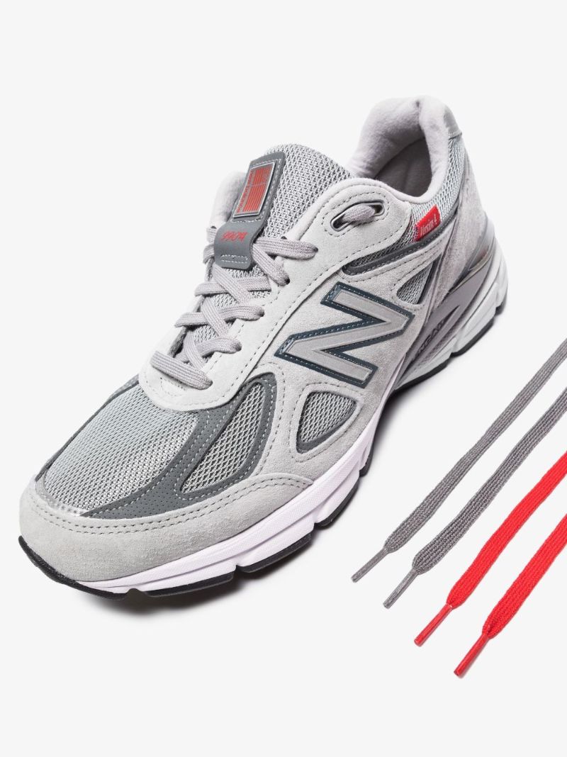 Grey 990 V4 Low-top Sneakers