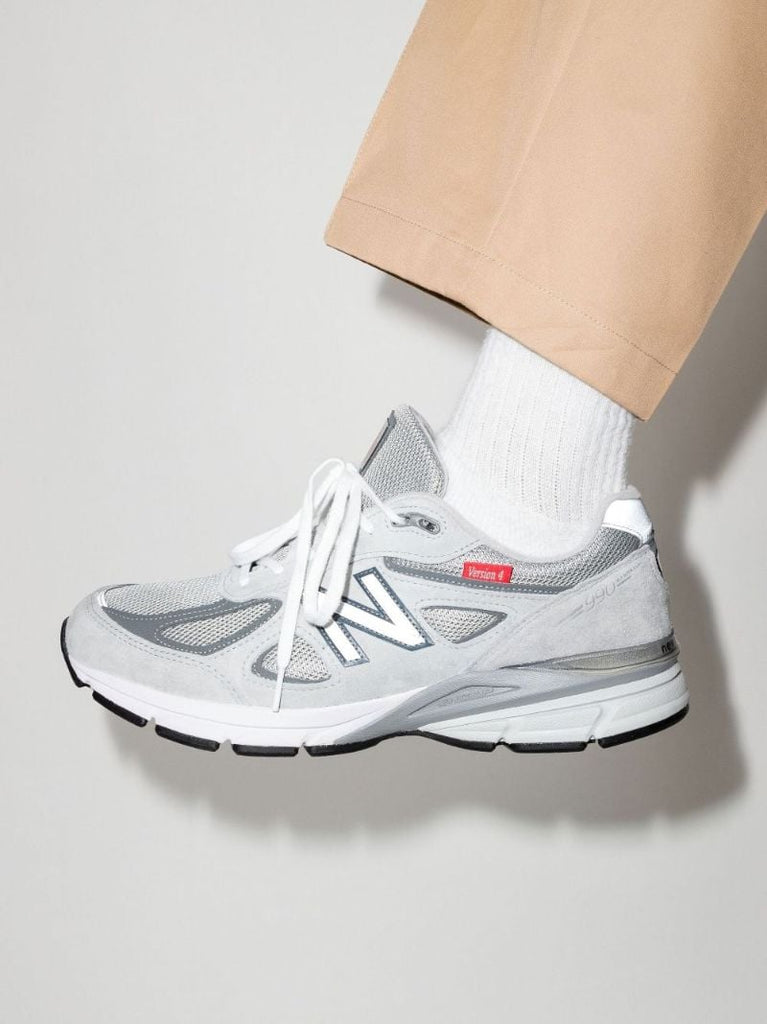 Grey 990 V4 Low-top Sneakers