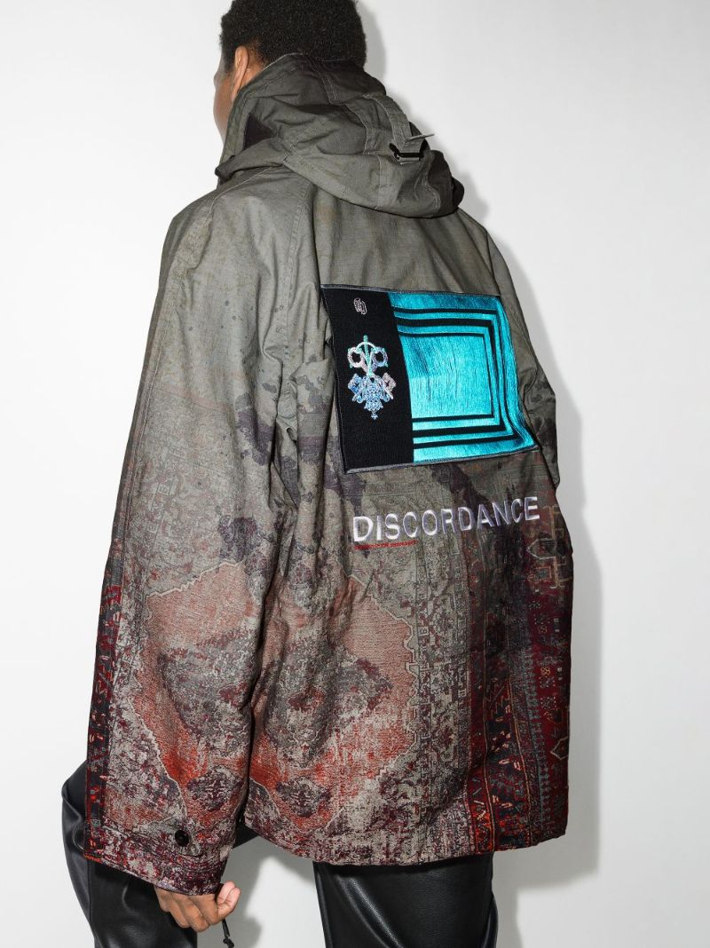 Rug Print Anorak Jacket