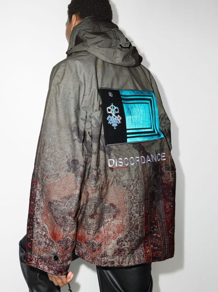 Rug Print Anorak Jacket