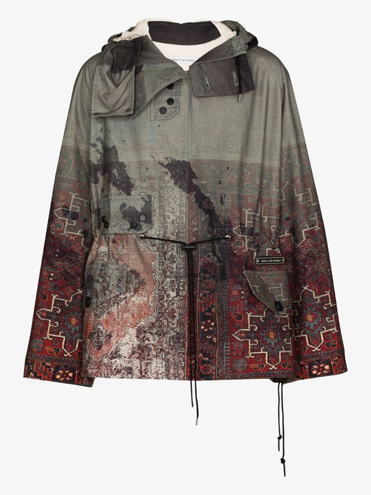 Rug Print Anorak Jacket
