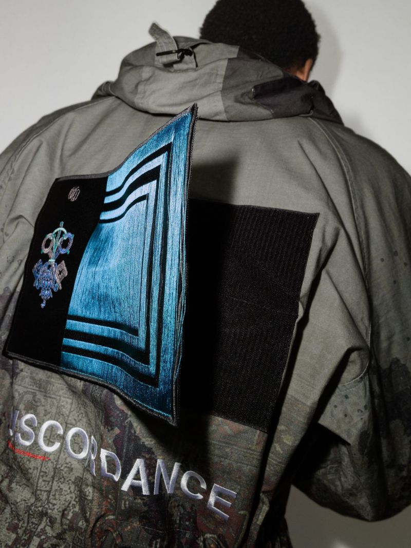 Rug Print Anorak Jacket