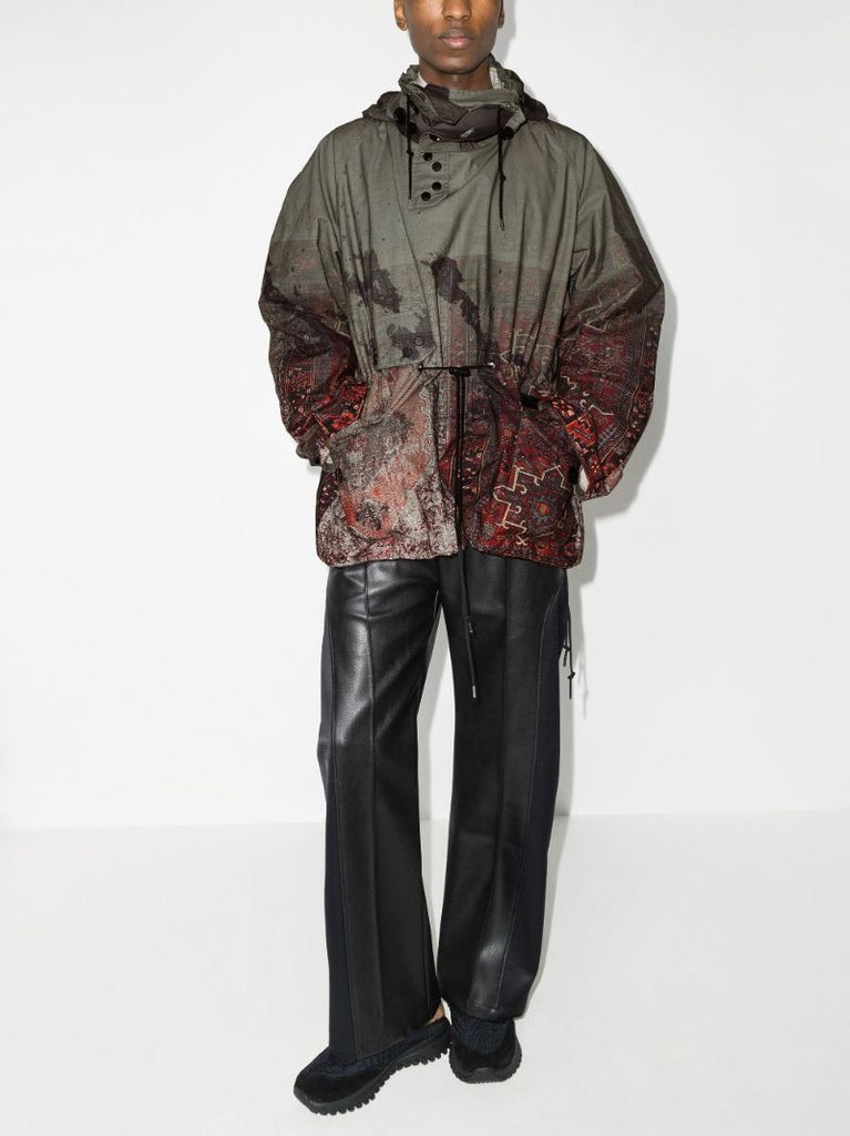 Rug Print Anorak Jacket