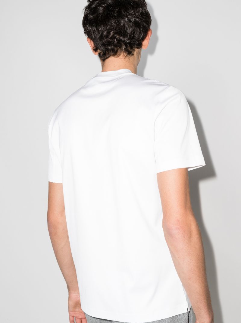 Embroidered Logo Cotton T-shirt