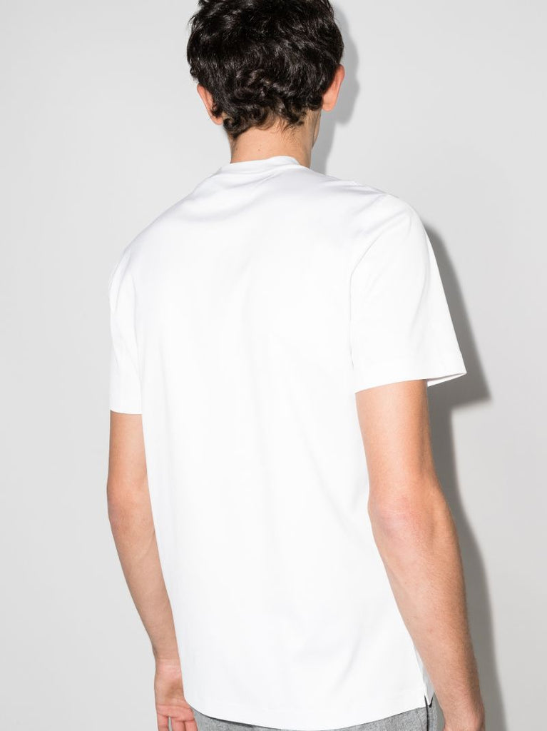 Embroidered Logo Cotton T-shirt