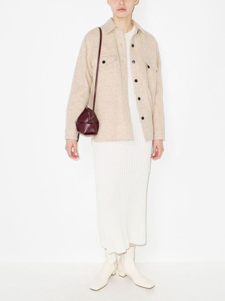 Cable Knit Wool Dress