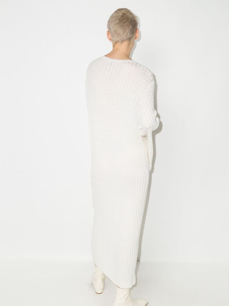 Cable Knit Wool Dress